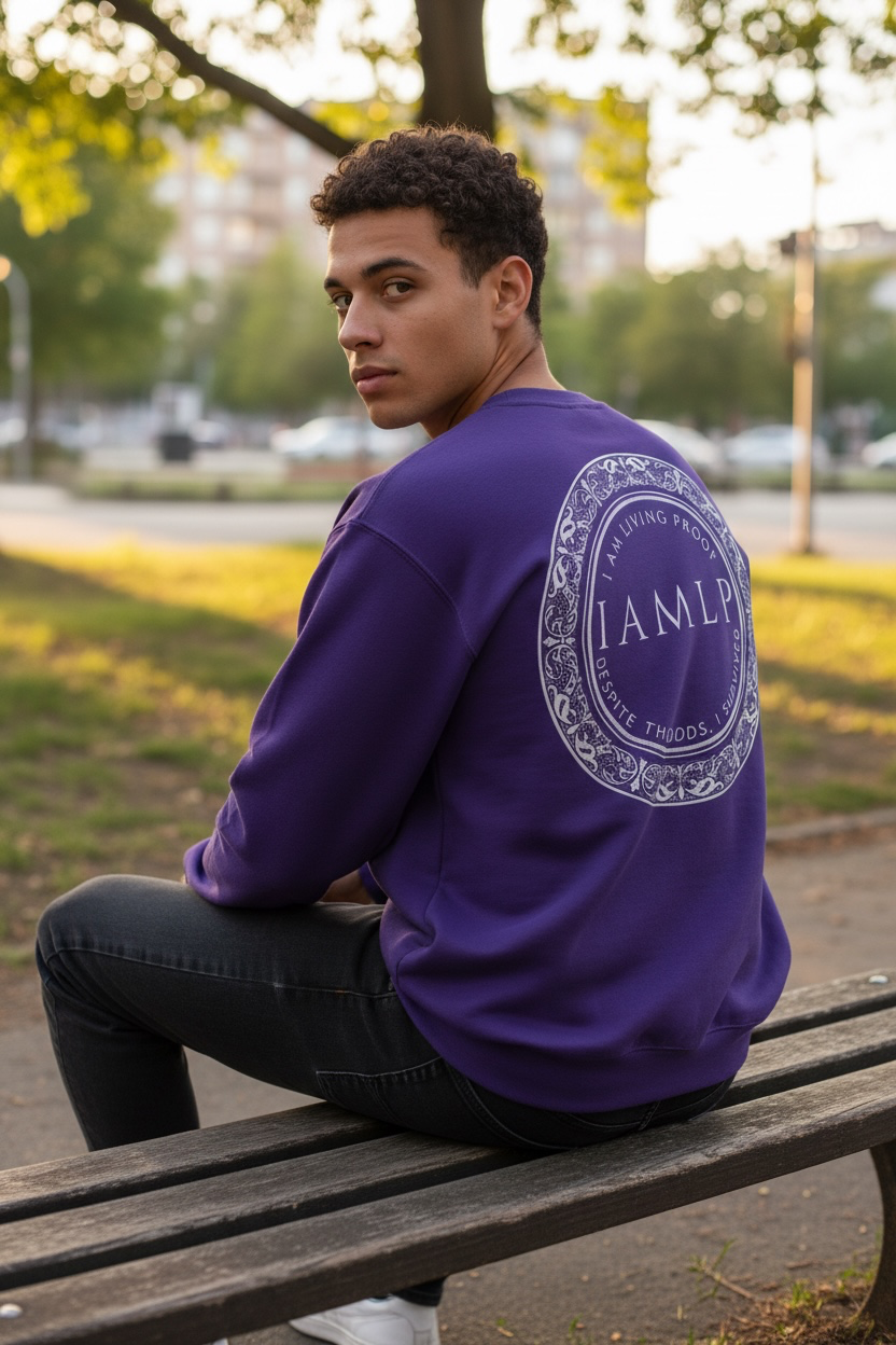 Psalm 23:1-6 Purple